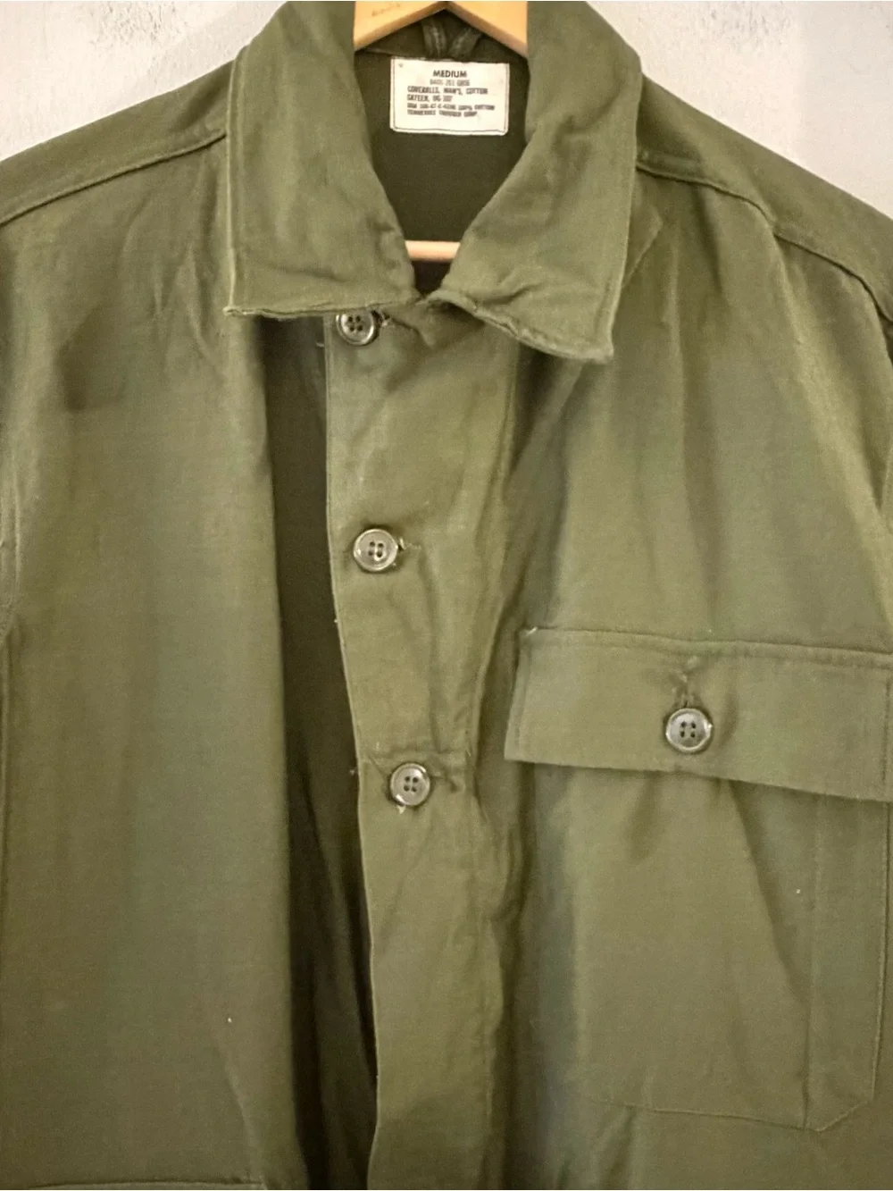 Vintage 1967  Vietnam era us army coverall